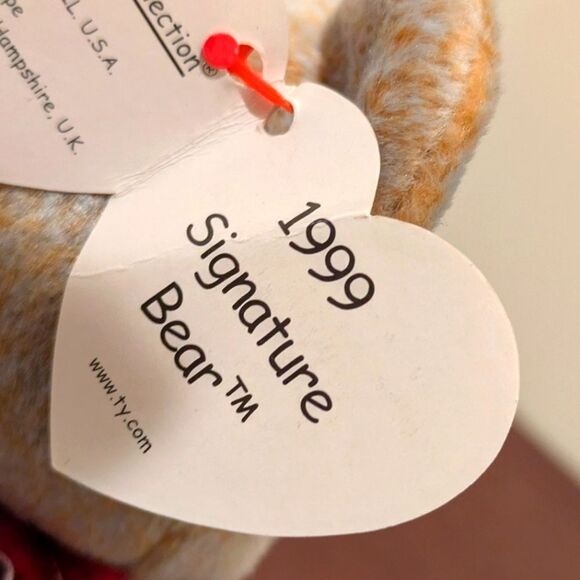 Ty 1999 Signature Bear Beanie Baby - Picture 11 of 11